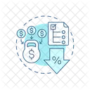 Debt consolidation loan  Icon