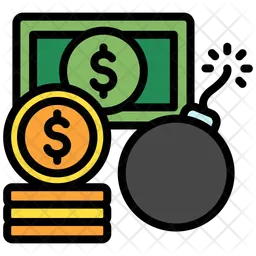Debt crisis  Icon