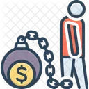 Debt Financial Loan Icon