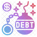 Debt Loan Money Icon