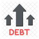 High Debt Debt Amount Loss Icon