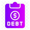 Debt Report  Icon