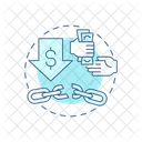 Debt settlement  Icon