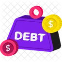 Debt Weight Debt Weight Icon