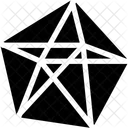 Decaeder Polyedre Forme Icône