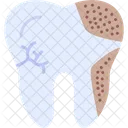 Decayed Dental Dirty Icon