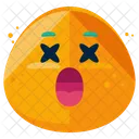 Deceased Emoji Face Icon