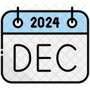 December Calendar 2024 Icon