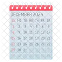 December Dec Calendar Icon