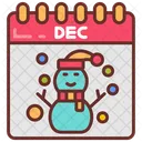 December Month Winter Month Icon