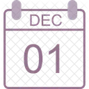 December Calendar Date Icon