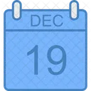 December Day Calendar Icon