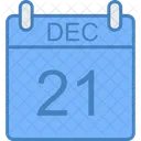 December Day Calendar Icon