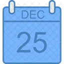 December Day Calendar Icon