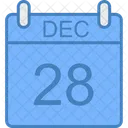 December Day Calendar Icon