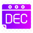 December Appointment Calendar Icon