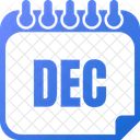 December Dec Month Of December Icon