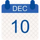 December Christmas Winter Icon