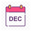 December December Calendar Calendar Icon