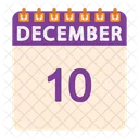 December Calendar Flat Icon