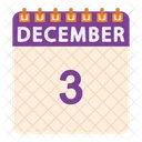 December Calendar Flat Icon