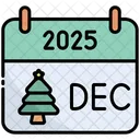 December Calendar Time Icon