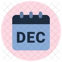 December Winter Month Icon