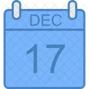 Decembre Jour Calendrier Icon