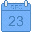 Decembre Jour Calendrier Icon