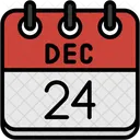 Decembre Jours Calendaires Heure Et Date Icône