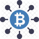 Decentralized Bitcoin Network Cryptocurrency Exchange Icon