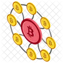 Decentralized Exchange Decentralization In Bitcoin Bitcoin Network Icon