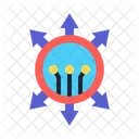 Decentralized Finance Platform Defi Blockchain Finance Icon