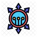 Decentralized Finance Platform Defi Blockchain Finance Icon