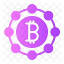 Decentralized Decentralization Digital Money Icon