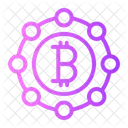 Decentralized Decentralization Digital Money Icon