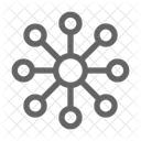 Decentralized Blockchain Cryptocurrency Icon