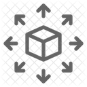 Decentralized Blockchain Cryptocurrency Icon