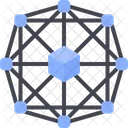 Decentralized Crypto Blockchain Icon