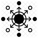 Decentralized Cryptocurrency Currency Icon