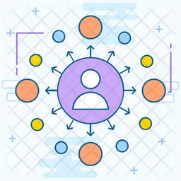 Decentralized Network  Icon