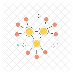 분산형 네트워크  아이콘