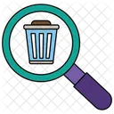 Dechets Dechets Poubelles Icône