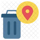 Dechets Localisation Gestion Icône