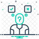 Decidido Signo De Interrogacion Derecho Icono