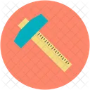 Decimal Ruler Geometrical Icon