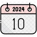 Decimo Calendario 2024 Ícone