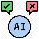 Decision Ai Cognition Training Machine Learning Algorithm Icon