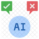 Decision Ai Cognition Training Machine Learning Algorithm Icon
