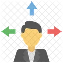 Businessman Decision Making Manager Icon